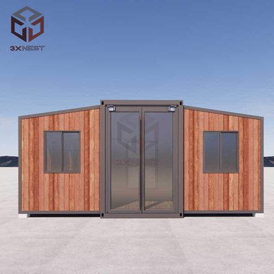 Rumah Kontainer Lipat Modular Kontainer Lipat Kamar Hidup Mobile tahan api
