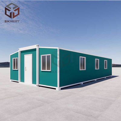 tahan api 40ft kontainer yang dapat diperluas rumah rumah tinggal dengan Ensuite