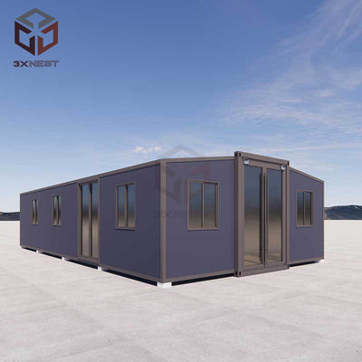 Kompak 40ft Expandable Container Rumah Expandable Rumah Storage Space