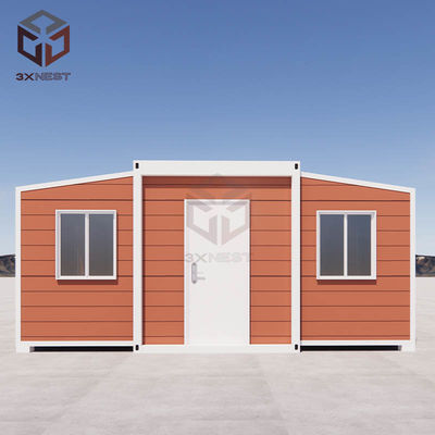Dibentuk Expandable Rumah Lipat Cilik Kontainer Soundproof