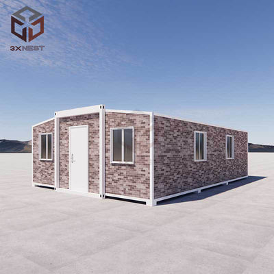 Rumah Kontainer Ringan Modular Fabricated Expanding House Pengiriman Rumah