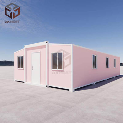 Ringan Prefabrikasi Kontainer Expandable Rumah Rumah Soundproof