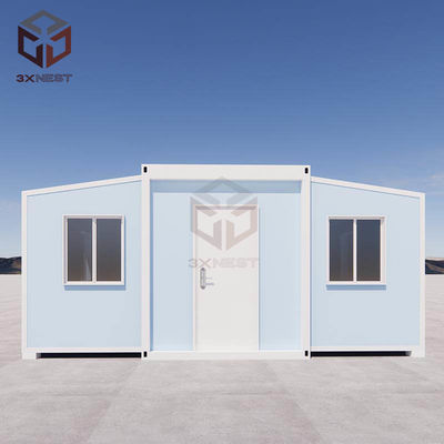 Custom Komersial Lipat 20ft Container Lipat Rumah Modular