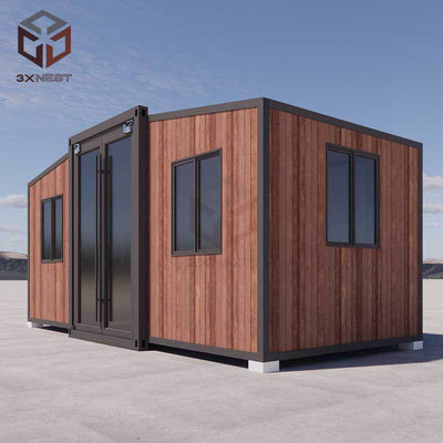 Rumah Prefab 10 kaki yang bisa diperluas Rumah Kontainer Bangunan kabin