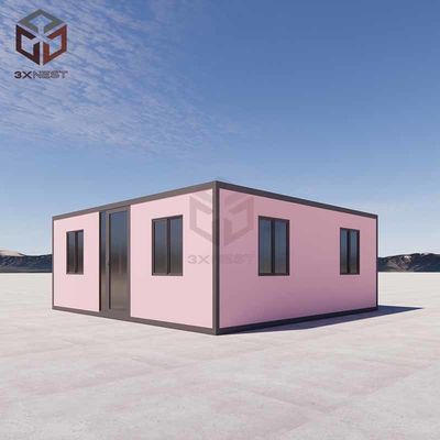 40ft Portable Flatpack Fold Up Rumah Modular Untuk Kantor Mobile