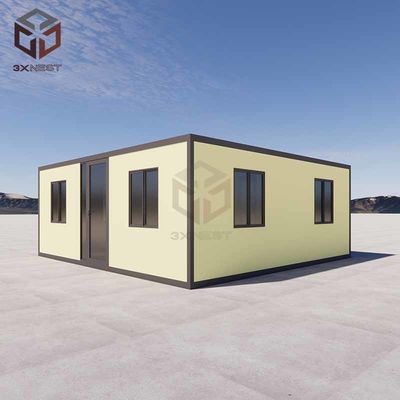40ft Expandable Prefab Lipat Kontainer Rumah Tempat penampungan cepat perakitan