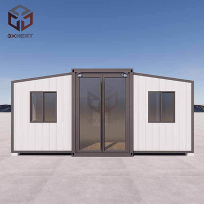 30FT Rumah Kontainer mewah yang bisa diperluas Rumah starter dengan dapur dan kamar mandi