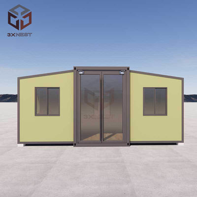 Polyurethane busa terisolasi rumah kontainer yang dapat diperluas Granny Flats 30FT