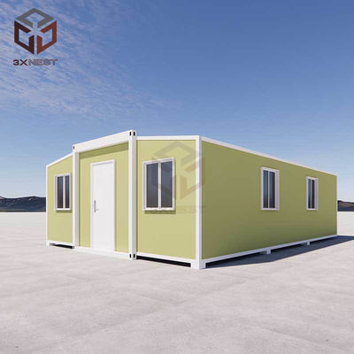 Rumah kontainer portabel 30ft yang dapat diperluas dengan panel dinding EPS