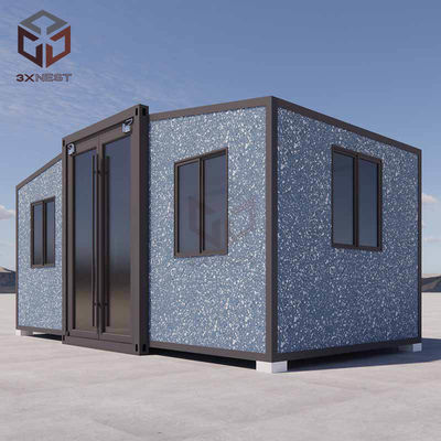 Eco Friendly Mobile Expandable Prefab Homes Mudah Pengumpulan 10FT