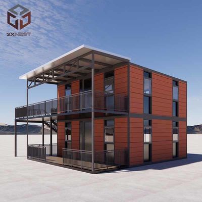 Pemasangan Flat Pack Folding House Mobile Home Isolasi EPS