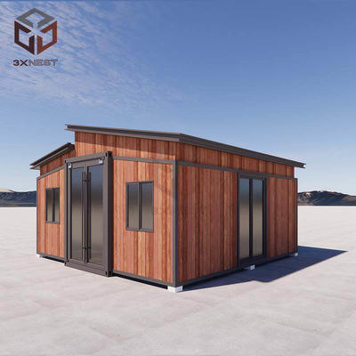 Temporary Flat Pack Folding House Expanding Shipping Container Rumah