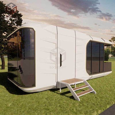 Smart Space Capsule House Kantor Prefabricated Pod Anti pencurian