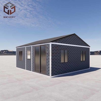 Anti Gempa Flat Pack Rumah Lipat Rumah Kontainer Pengiriman yang dapat diperluas