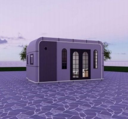Rumah Kapsul Aluminium Lipat Kontainer Tempat tinggal sementara