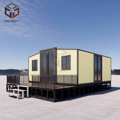 High Insulation Lipat 20ft Kontainer Rumah Plywood PVC Lantai