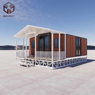 Kelas 8 Rumah Prefabrikasi Mewah dengan Desain Atap yang Dapat Dikustomisasi