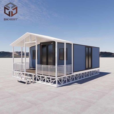 ODM Pre-made Lipat 20ft Kontainer Rumah EPS Sandwich Panel
