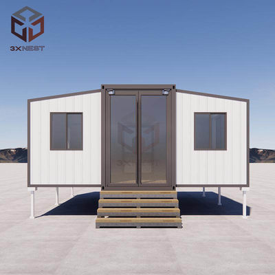 Pengiriman Pra-dibuat Lipat 20ft Kontainer Rumah Multi Kamar Unit Custom