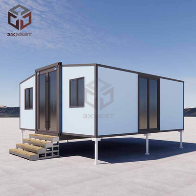 ODM EPS Panel Lipat 20ft Kontainer Rumah Dengan 2 Kamar Tidur