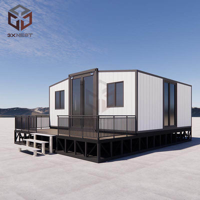 Rumah Prefab 20ft Kontainer Lipat yang Bisa Disesuaikan