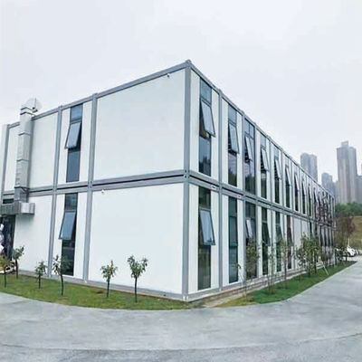 Temporary Mobile Folding Prefab Homes Soundproof Untuk Situs Konstruksi