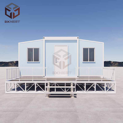 Rumah 20ft yang bisa disesuaikan dengan jendela geser/aluminium dan atap panel sandwich