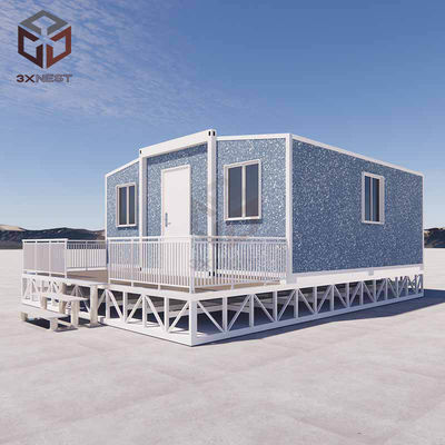 Rumah Modular yang Bisa Disesuaikan dengan Balkon dan Tangga