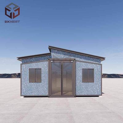 20 FT Rumah Lipat Ringan Dengan Jendela Aluminium PVC