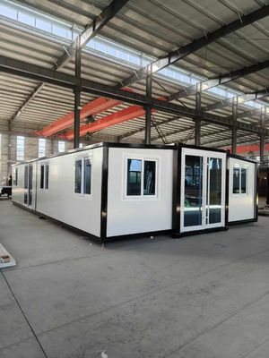 Rumah Kontainer Double Wing yang Dapat Dikustomisasi dengan Ketahanan Gempa Kelas 8 dan Sistem Ventilasi Alam