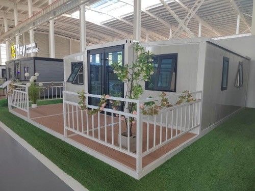 Kontainer lipat 20ft Ideal untuk proyek pop-up sementara EPS / PU / Rock Wool Sandwich Panel Umur lebih dari 20 tahun