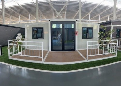 Desain Disesuaikan Lipat 20ft Kontainer Tata letak Interior Pribadi Dan Berbagai Pilihan Lantai Untuk Daya Tarik Estetika