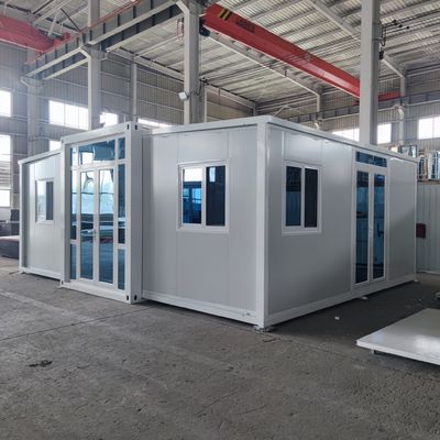 Total Net Weight 3,75 Ton Kontainer Rumah yang dapat diperluas dengan sistem listrik yang sudah terpasang dan desain yang dapat disesuaikan