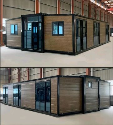 Aluminium Alloy Sliding Window 30FT Extendable Container House untuk Proyek Anda