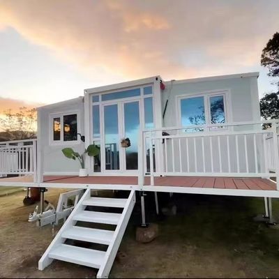 Rumah Lipat Prefabrikasi 20ft/40ft dengan Sistem Kelistrikan CE/UL