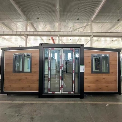 Rumah Lipat Prefabrik Baja 20ft/40ft dengan Ketahanan Api Kelas A