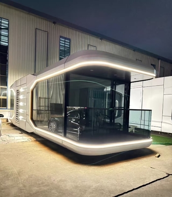 Rumah Kapsul Luar Angkasa Portabel 3460mm Desain Ramah Lingkungan yang Dapat Dilipat