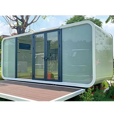 Apple Capsule House 6m x 3.3m x 3m dengan tenaga surya dan WiFi