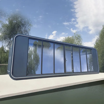 Rumah Kapsul Apple Lipat Luncur 20m2 dengan Kunci Cerdas