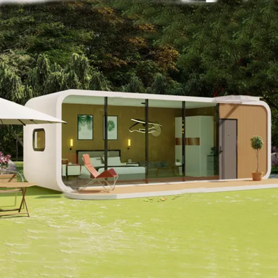 Rumah Kapsul Apel Paduan Aluminium dengan WiFi dan Luas Lantai 20㎡