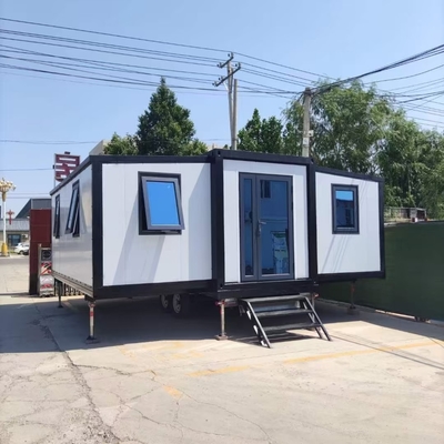 Rumah Lipat Prefab 50mm dengan Sistem Listrik CE / UL & Resistensi Gempa 8 Magnitude