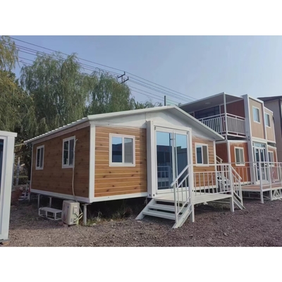 Rumah Lipat Prefabrik dengan Ketebalan Lantai 50mm dan Ketahanan Gempa 8 Skala Richter