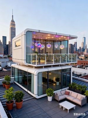 Hunian Kapsul Apple Portabel untuk 2 Orang Jumlah Orang yang Ditampung dan Mobilitas