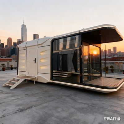 Rumah Kapsul Luar Angkasa Modern dengan Tinggi 3400, Lebar 3460, dan Interior Papan Pinus Eropa 9 Mm