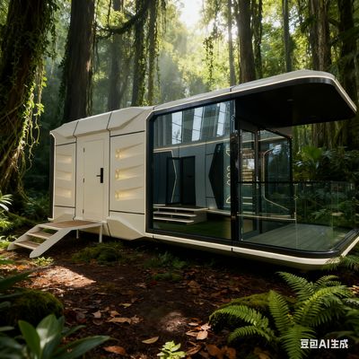 Rumah Kapsul Luar Angkasa Modern dengan Ketinggian 3400 Menampung 2 Orang dan 9mm European Pine Board