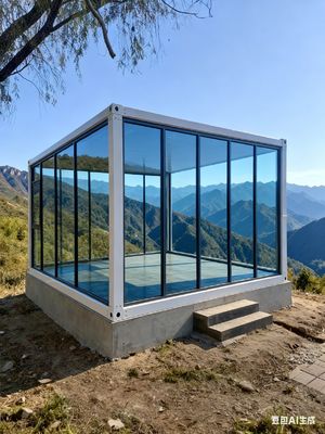 Perpipaan yang disesuaikan 20ft Flat Pack Folding House dengan atap Jalan Hidup 0.5KN / m2 dan Kinerja Seismik Tingkat 8