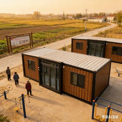 Foldable 20ft Container with Fire-resistant Materials Fully Galvanized Frame and 50mm EPS Roof for Expandable Container House