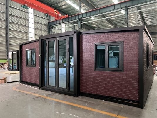 Panel Sandwich EPS 75mm Kontainer 20ft Lipat dengan Ketahanan Angin 4.18 KN/M² dan Tingkat Kinerja Seismik 8